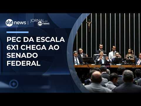 PEC do fim da escala 6x1 chega ao Senado | #JornaldoSBTNews thumbnail