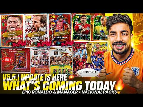 V5.5.1 UPDATE IS HERE  EPIC RONALDO & NOTIONAL PACKS☠️💥  ഇത് കൊണാമി തൂക്കി 🔥. thumbnail