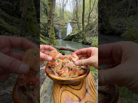 Somon Kuşkonmazlı El Yapımı Makarna 🐟 - cooking handmade salmon asparagus pasta thumbnail