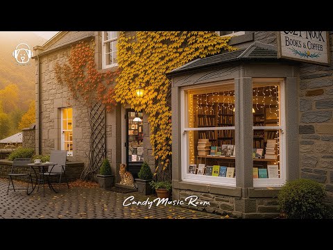 Autumn Evening Book Café Ambience ?with  Cozy Jazz Music for Reading, Studying & Relaxing thumbnail