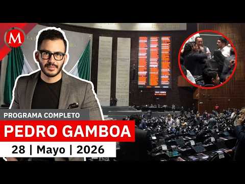 Diputados del PRI y Morena se retan a golpes en plena sesión | Pedro Gamboa, 28 de mayo de 2026 thumbnail