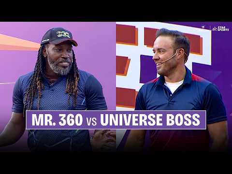 Mr. 360 vs Universe Boss! AB de Villiers vs Chris Gayle Fan Cricket Challenge thumbnail
