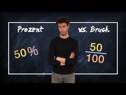 Prozent- vs. Bruchrechnung ⎮ein Vergleich - einfach erklärt thumbnail