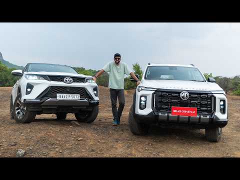Toyota Fortuner vs MG Majestor - Big Fat Diesel SUV Comparison | Faisal Khan thumbnail