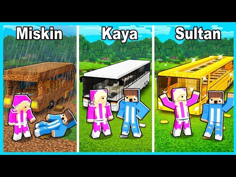 MIPAN & ZUZUZU NAIK BIS MISKIN VS BIS SULTAN KAYA RAYA DI MINECRAFT SURVIVAL! thumbnail