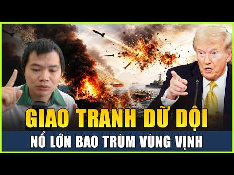 Live 03-06 (Sáng): Mỹ-Iran Giao Tranh Căng Thẳng Tại Vùng Vịnh, Tấn Công Vào Tàu Và Căn Cứ Của Nhau thumbnail