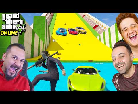 ARABALAR VS RPG! SNIPERLER VS KOŞUCULAR DEATH RUN | GTA 5 EKİP 2026 thumbnail