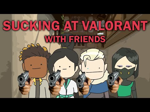 Sucking at Valorant with friends thumbnail