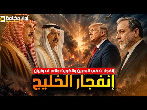 عاجل ⚠️ إنفجـ .ـارت في البحرين والكويت والعراق وايران | تطورات مشتعلة في الخليج الأن. thumbnail