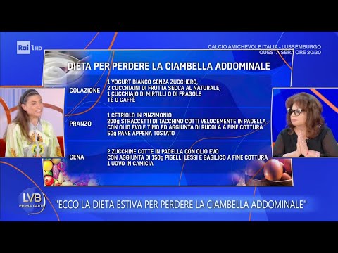 La dieta per perdere la ciambella addominale - La volta buona 03/06/2026 thumbnail
