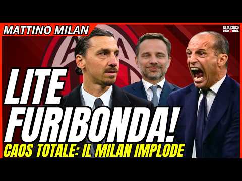 LITE FURIBONDA e CAOS TOTALE! ALLEGRI vs IBRA. FURLANI CON D'AMICO | Mattino Milan thumbnail