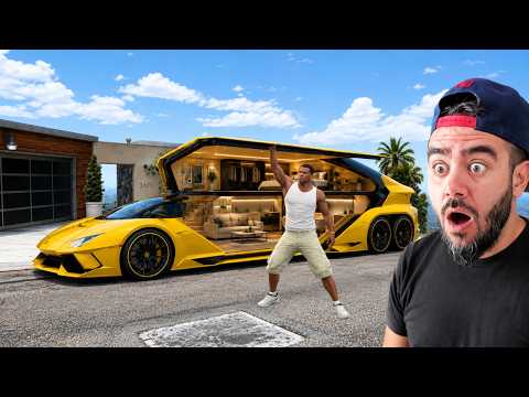 FRANKLIN LAMBORGHINI ARABA EVI YAPTI - GTA 5 MODS thumbnail