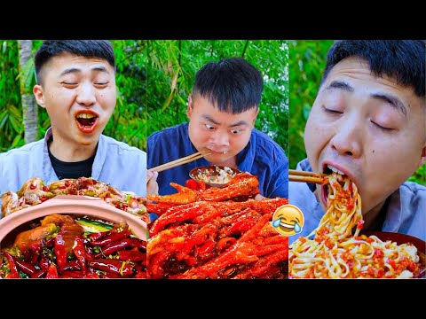 Eating Spicy Food and Funny Pranks 2022 | Funny Mukbang | Pepper Queen Erya & Songsong and Ermao thumbnail