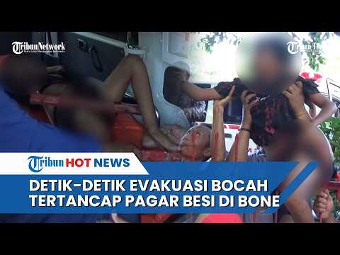 Tim Damkar Bone Evakuasi Bocah Kelas 6 SD usai Pahanya Tertancap Pagar Besi Sekolah thumbnail