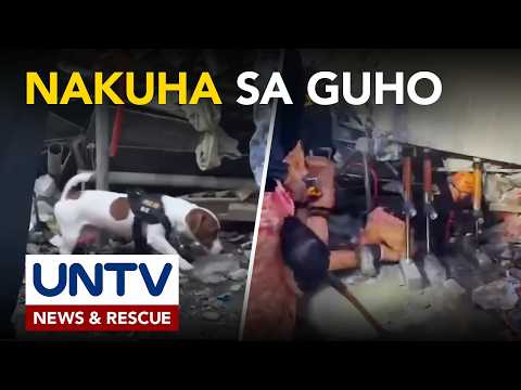 Bangkay sa gumuhong gusali, natagpuan sa pamamagitan ng k-9 dog thumbnail