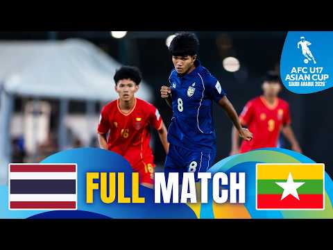 Thailand vs Myanmar | Full Match | Group Stage – AFC U17 Asian Cup™ 2026 thumbnail