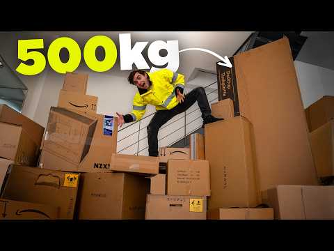 MEGA UNBOXING & LAVORI DEL NUOVO STUDIO thumbnail