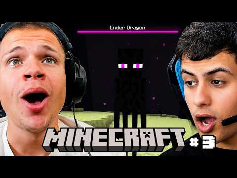PLAYING HARDCORE MINECRAFT UNTIL WE BEAT IT thumbnail