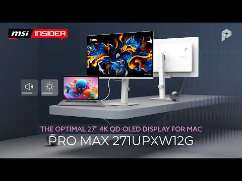 The Optimal 27" 4K QD-OLED Display for Mac - PRO MAX 271UPXW12G thumbnail