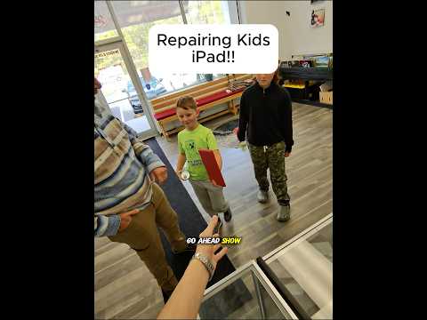 REPAIRING KIDS IPAD!!! #brokenfix #smartphone #problemfix #cellphone #tech #mobilephone thumbnail