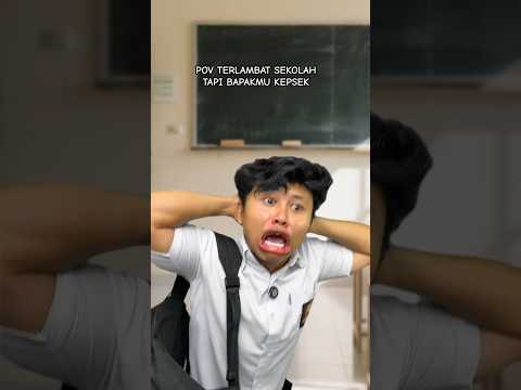 POV TERLAMBAT SEKOLAHTAPI BAPAKMU KEPSEK #ardikatamps #comedy thumbnail