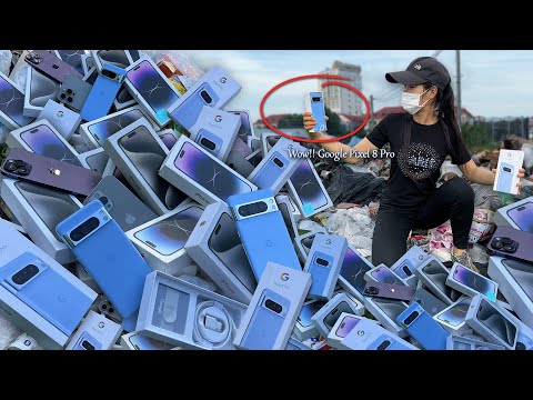 Perfect!!😲 i Found Google Pixel 8 Pro & iPhone 14-15 Pro Max in the Garbage Dump thumbnail
