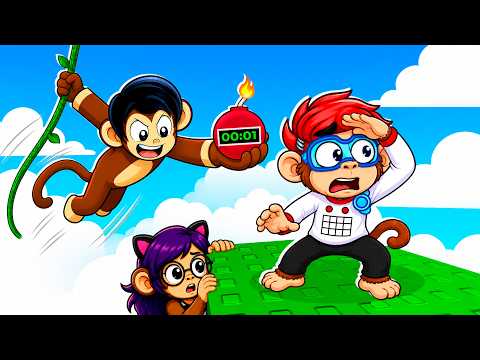 ROBLOX pero SOMOS UNOS CHANGOS EXPLOSIVOS 🧨 🙉 | Monkey Bomb Tag | Karim Juega thumbnail