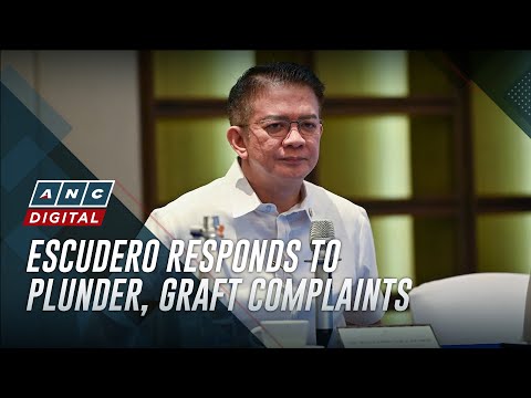 Asst. Ombudsman: Escudero has submitted counter-affidavit on plunder, graft complaints | ANC thumbnail