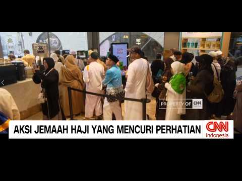 Aksi Unik Jemaah Haji Curi Perhatian di Tanah Suci thumbnail