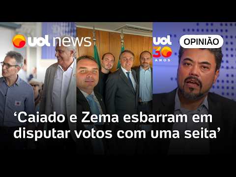 Caiado e Zema esbarram na 'seita' do clã Bolsonaro, indica pesquisa | Sakamoto thumbnail