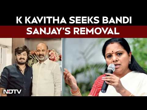Bandi Sanjay News | K Kavitha Seeks Removal Of Bandi Sanjay Over POCSO Case thumbnail