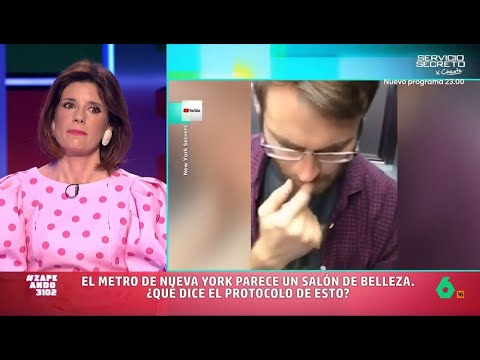 María José Gómez y Verdú tiene claro que el metro no es un salón de belleza - Zapeando thumbnail