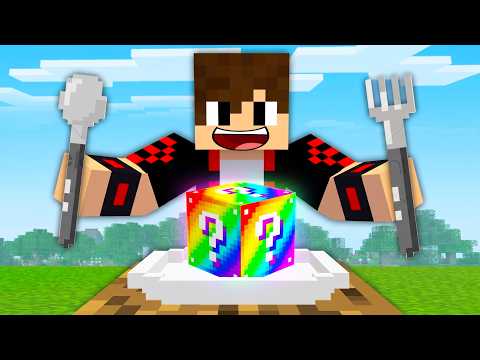 ماين كرافت : ولكن اقدر اكل بلوكات الحظ !!؟ 🔥😱 thumbnail