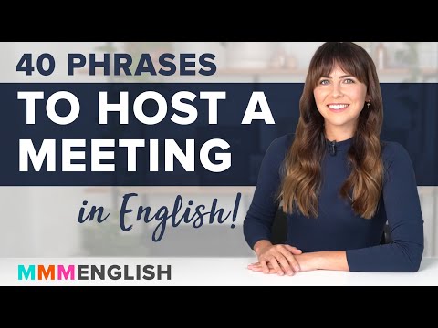40 Essential Phrases To Host A Meeting in English thumbnail