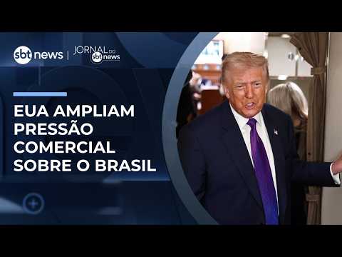 Nova sobretaxa dos EUA pode elevar tarifa a 37,5% | #JornaldoSBTNews thumbnail