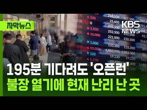 [자막뉴스] 195분 기다려도 '오픈런'…불장 열기에 현재 난리 난 곳 / KBS 2026.05.28. thumbnail