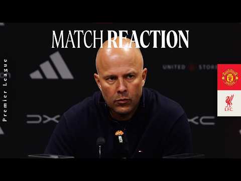 Arne Slot Reacts To Manchester United 3-2 Liverpool | Premier League thumbnail