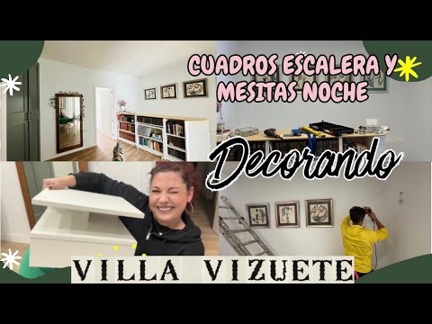Cuadros en la escalera, mis nuevas mesitas noche, etc... ?️  DECORANDO #VILLAVIZUETE⎥Monica Vizuete thumbnail