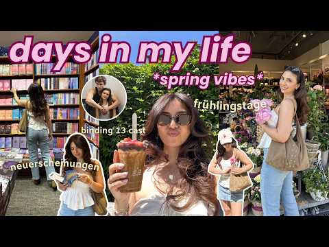 warme frühlingstage, es geht in die buchhandlung, meinung zum binding 13 cast ✨ days in my life 💖 thumbnail