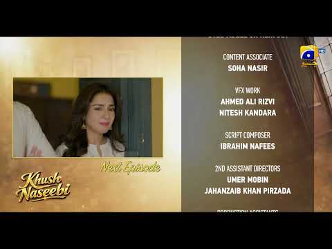 Khush Naseebi Episode 54 Teaser - Geo Entertainment thumbnail