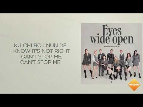 TWICE "I CAN'T STOP ME" Lyrics (karaoke with easy lyrics) thumbnail