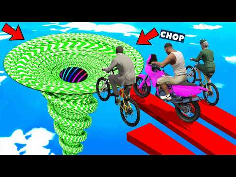 GTA 5 CHOP AND FROSTY PLAY THE CASCO PARKOUR thumbnail