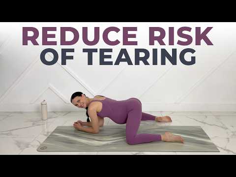 15 MIN Stretch Routine to Reduce Risk of Tearing During Birth thumbnail