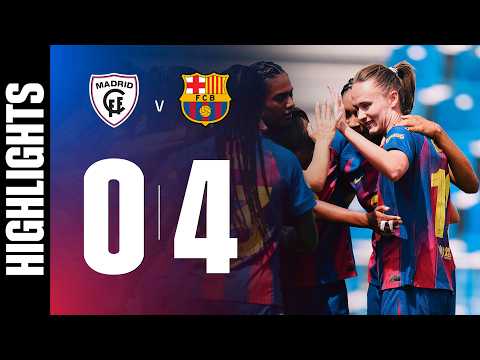 HIGHLIGHTS | MADRID CFF 0 vs 4 FC BARCELONA | LIGA F 🔵🔴 thumbnail