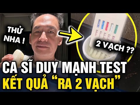 Ca sĩ DUY MẠNH bắt trend TEST MAI THÚY tại nhà và cái kết '2 VẠCH' | Tin 3 Phút thumbnail