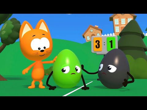 El gatito Koté | Trofeo de campeón | Huevos de colores | Juegos infantiles y dibujos animados thumbnail