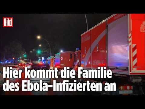 BERLIN: Familie des Ebola-Infizierten in Berlin angekommen! Riesiger Konvoi für Frau und Kinder thumbnail