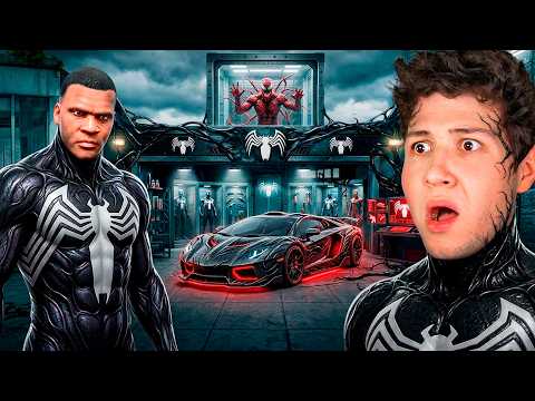 CONVERTÍ la CASA de FRANKLIN en la BASE de VENOM en GTA 5! 🏡🕷️ (Mods) thumbnail