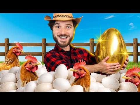 EU  FORCEI GALINHAS A BOTAREM  OVOS DE OURO SÓ PRA EU GANHAR MUITO DINHEIRO! thumbnail