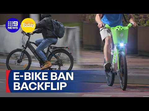 Queensland Government waters down proposed e-bike ban | 9 News Australia thumbnail